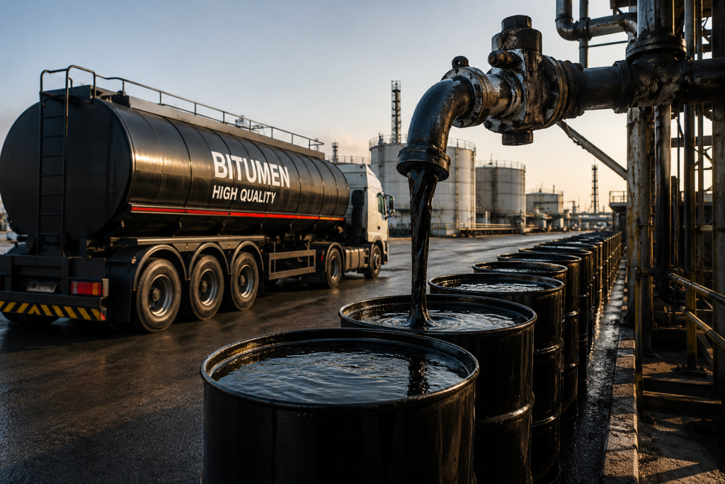 Bitumen products for international trade and export