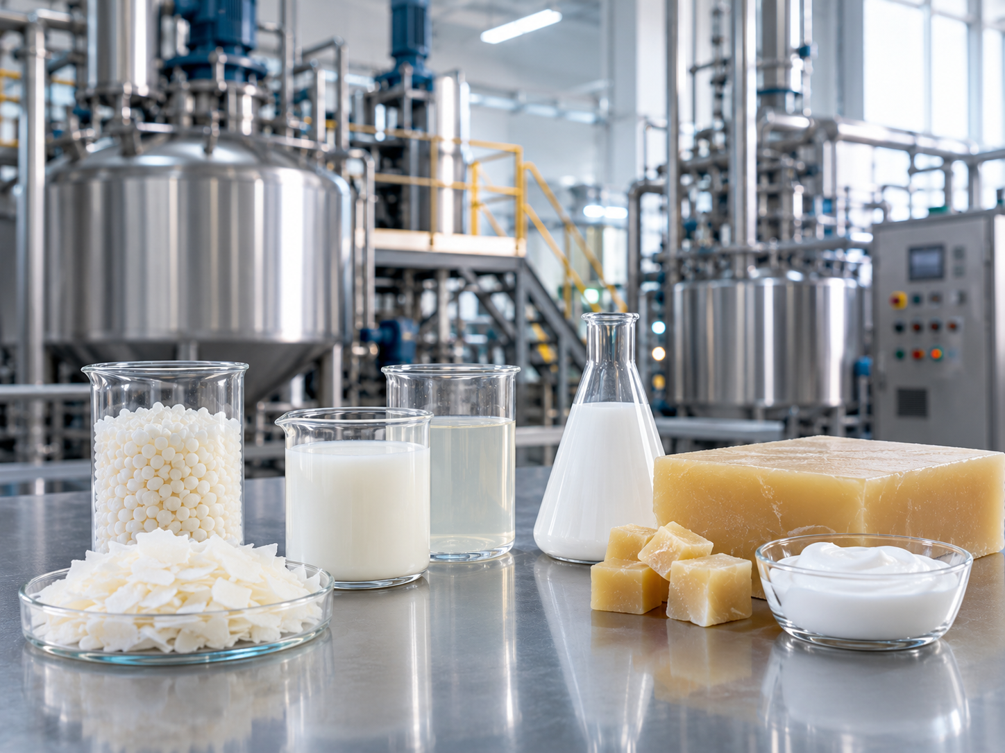 Industrial facility representing specialty waxes and emulsions